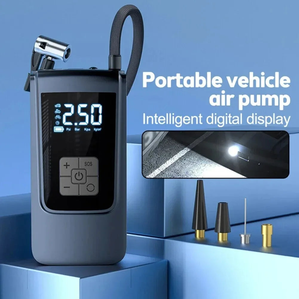 Cordless Smart Tire Inflator — 150PSI Digital Display