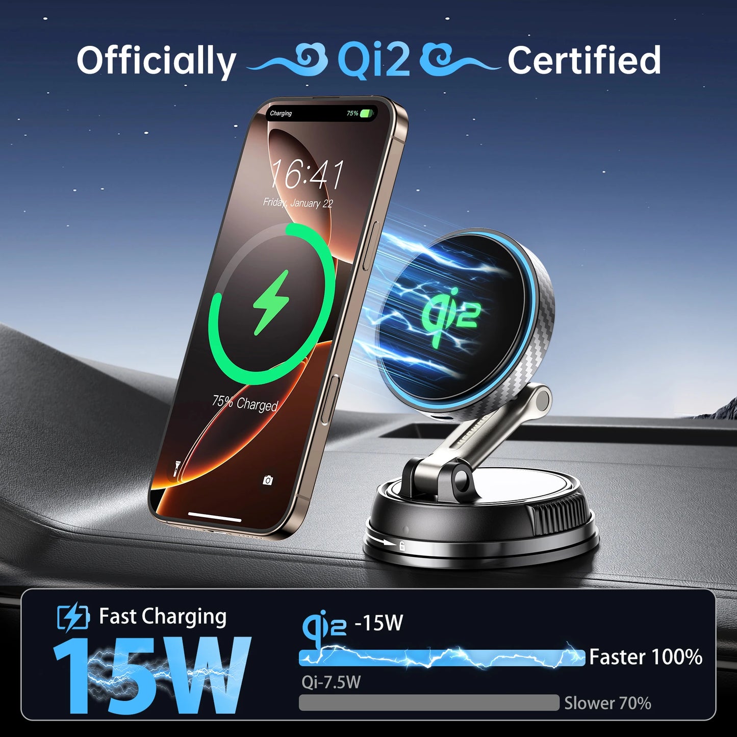 360° Adjustable Wireless Phone Charger