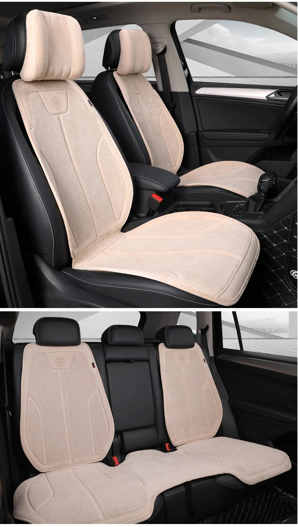 Luxury Suede Full Car Seat Cover
