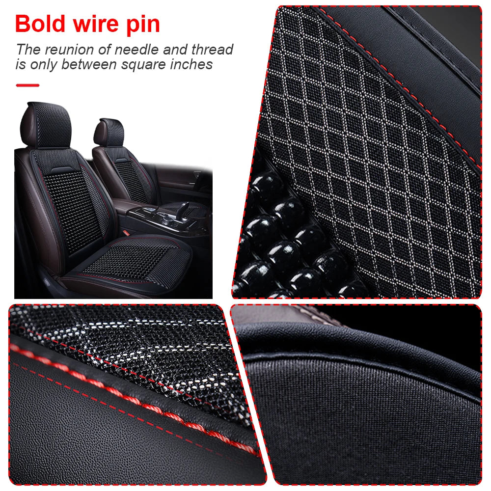 Breathable Summer Leather Seat Cover