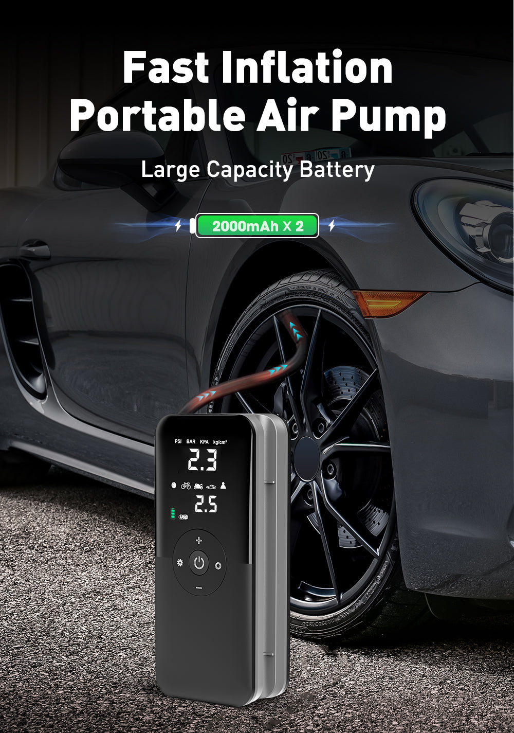 Mini 12V Portable Air Compressor