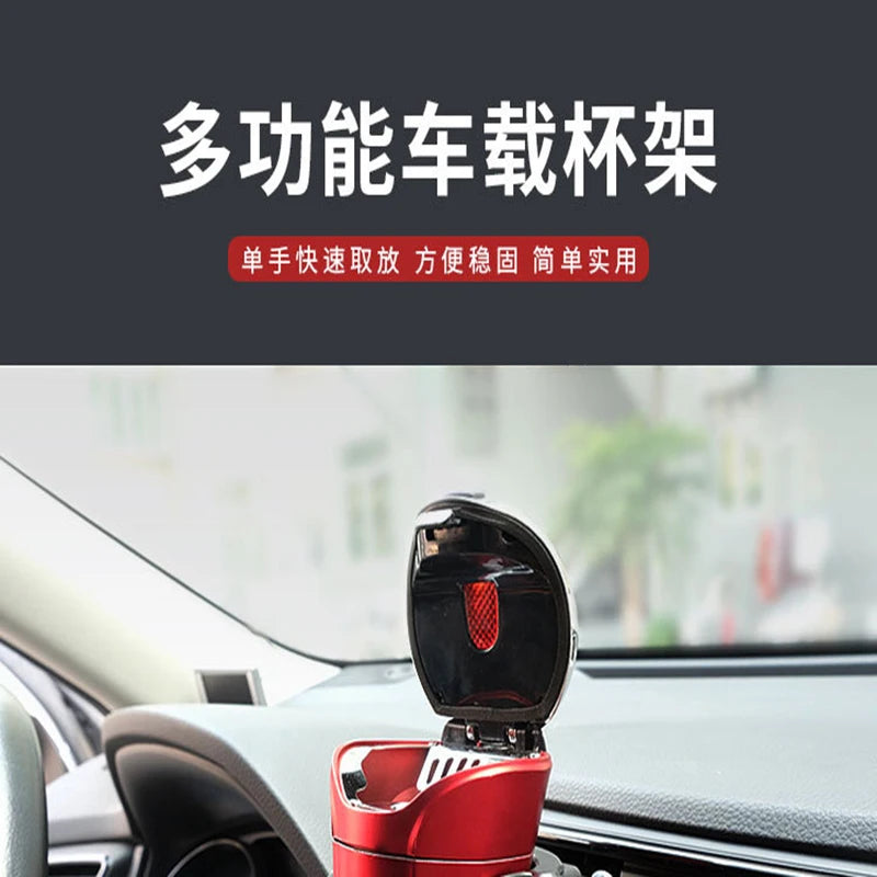Dual Cup Holder with Phone Mount