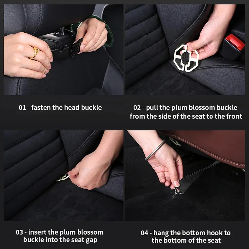 Premium Back Seat Organizer with Tray Table & Tablet Holder