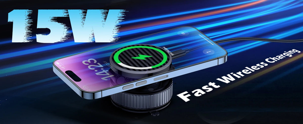 360° MagSafe 15W Wireless Car Charger Mount