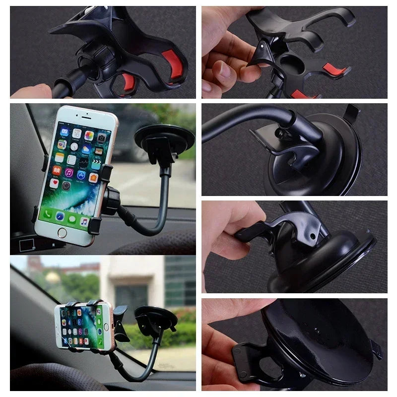 Windshield Dashboard Flexible Phone Mount