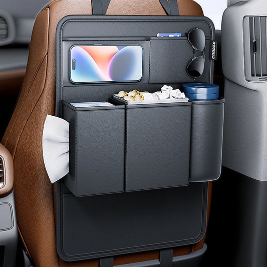 Leather Backseat Hanging Storage Bag