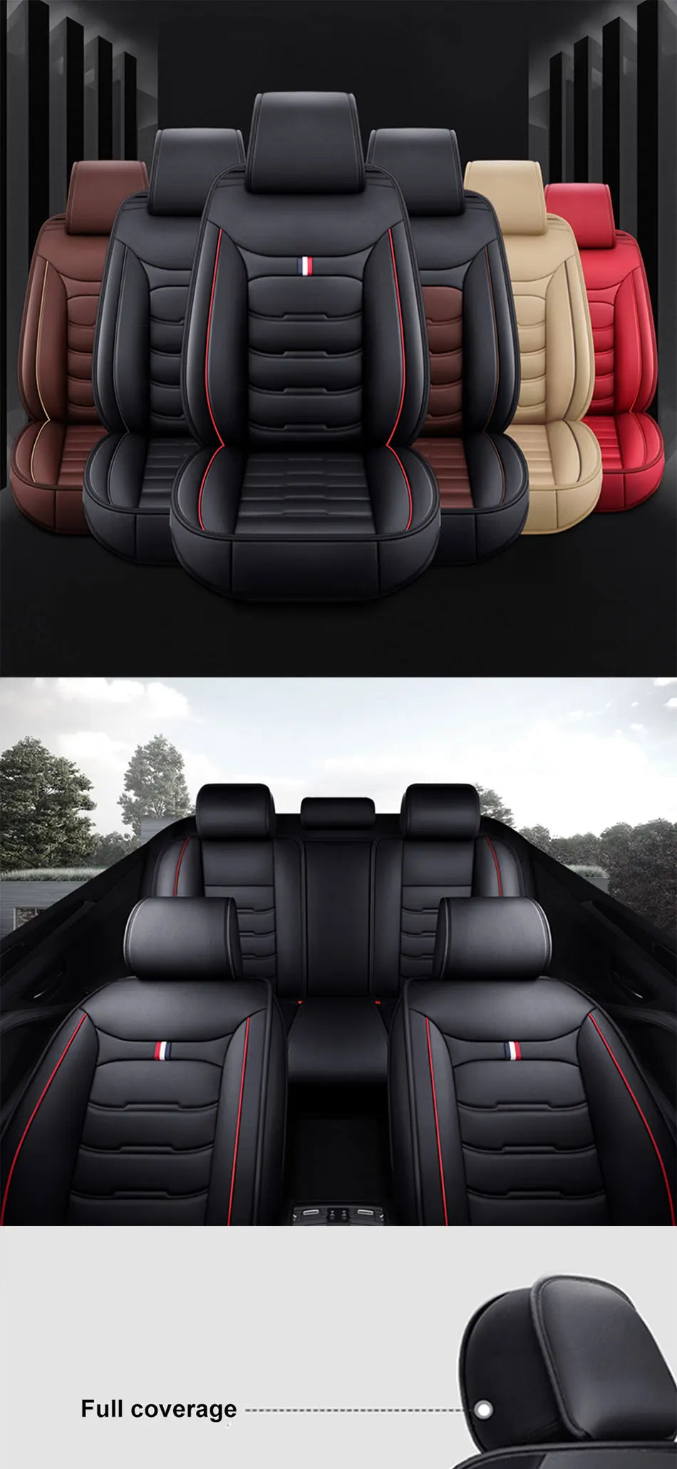 Full Set Leather Seat Cover Jeep