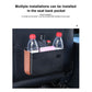 Leather Backseat Organizer with Cup Holder