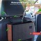 Leather Backseat Organizer with Cup Holder