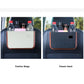 Leather Backseat Organizer with Cup Holder