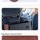 Leather Backseat Organizer with Cup Holder