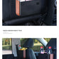 Leather Backseat Organizer with Cup Holder