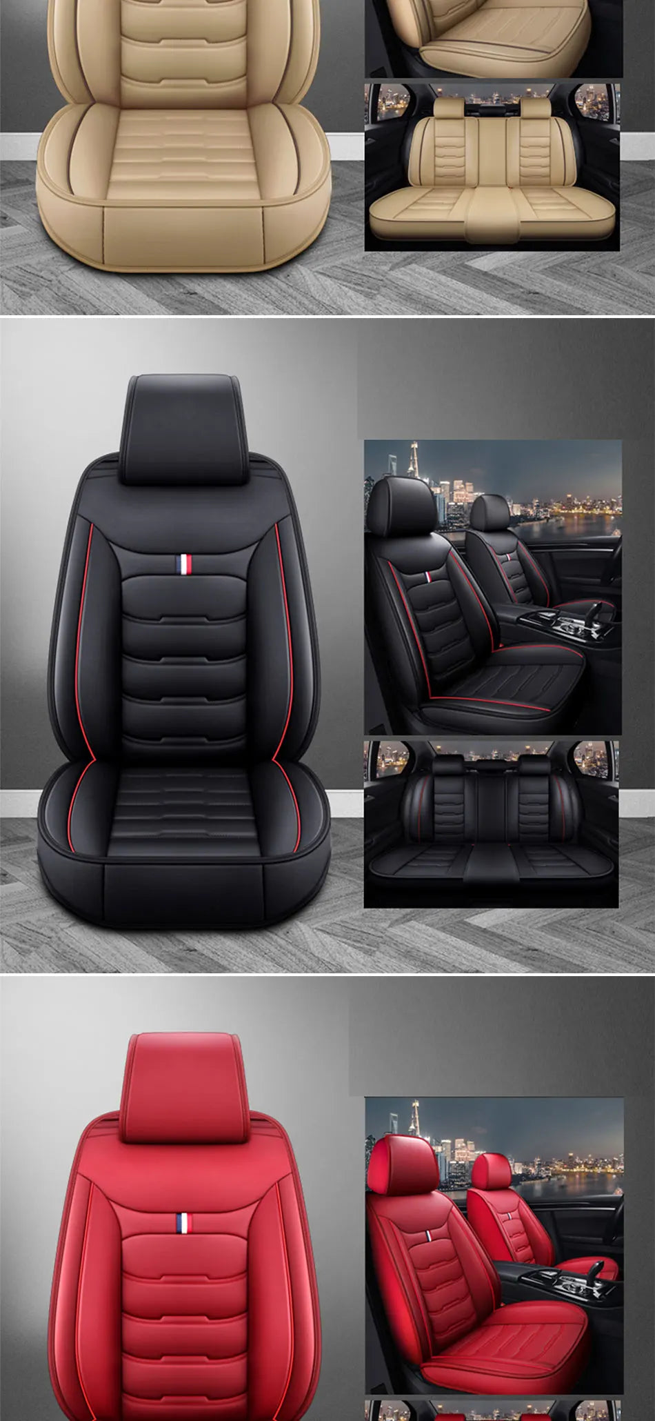 Full Set Leather Seat Cover Jeep