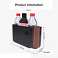 Leather Backseat Organizer with Cup Holder