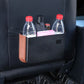 Leather Backseat Organizer with Cup Holder