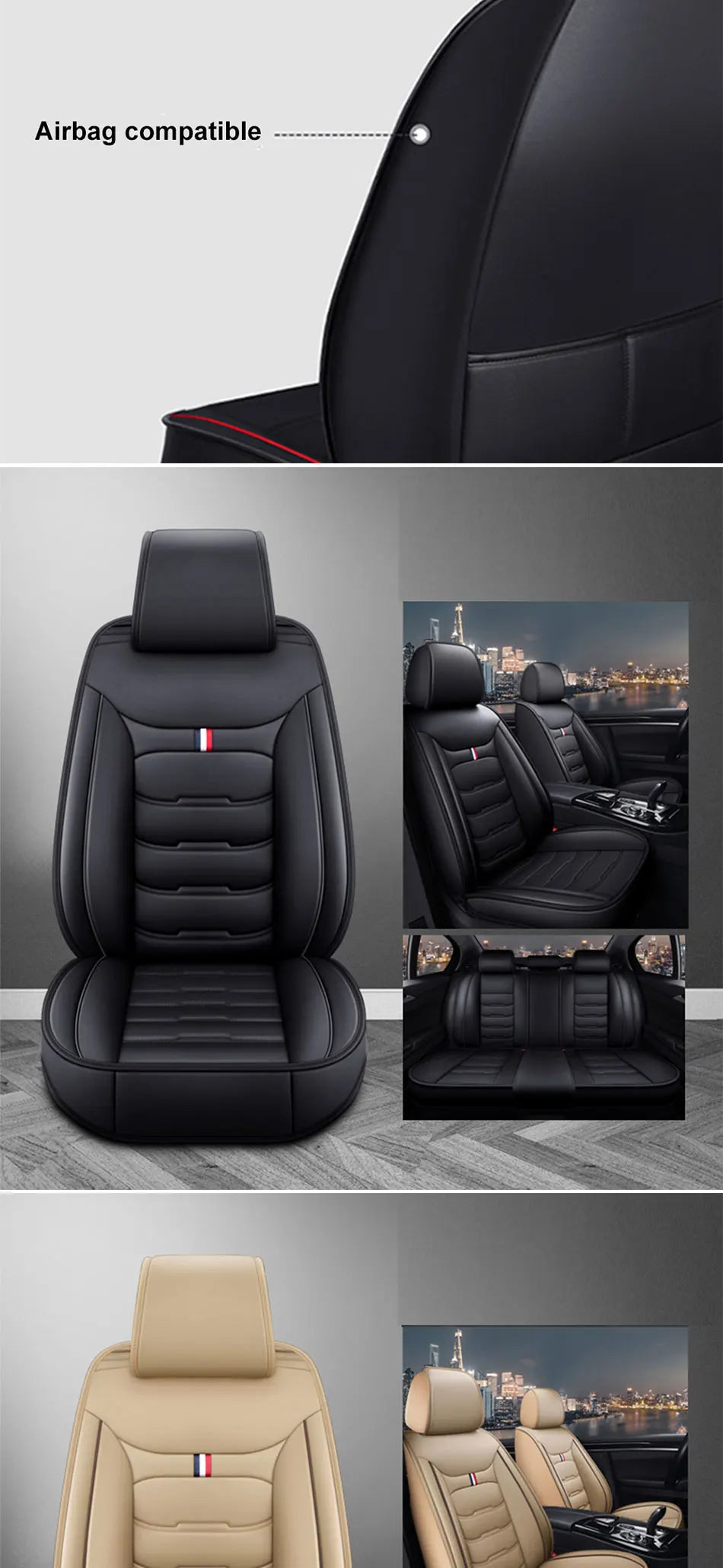 Full Set Leather Seat Cover Jeep