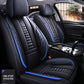 Blue Black Patchwork Seat Cover