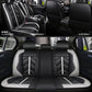Blue Black Patchwork Seat Cover