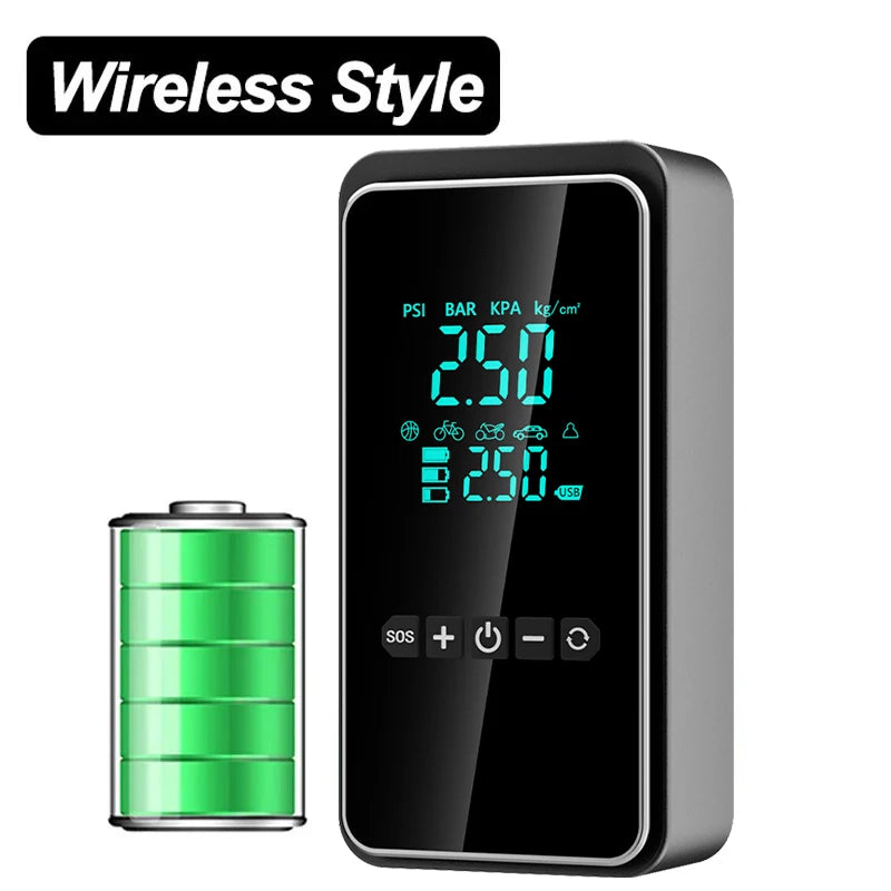Rechargeable Digital Tire Inflator Pump