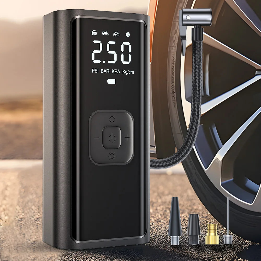 Cordless Air Pump with LCD