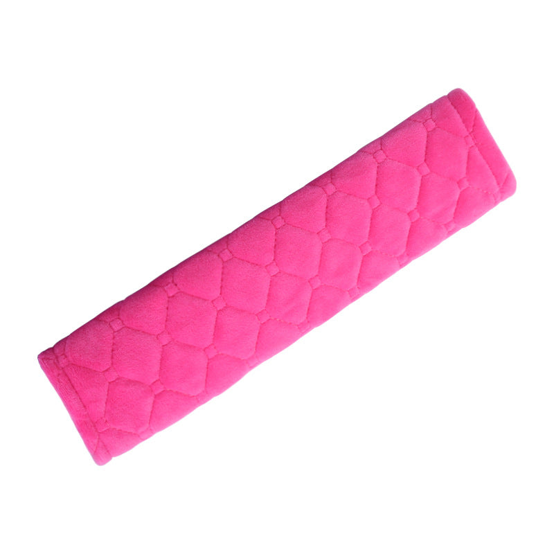 Leather Embossed Seat Belt Guard