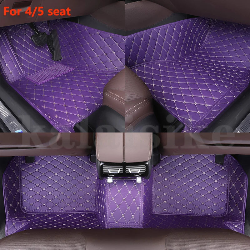 4pcs Universal Vehicle Carpet Mats