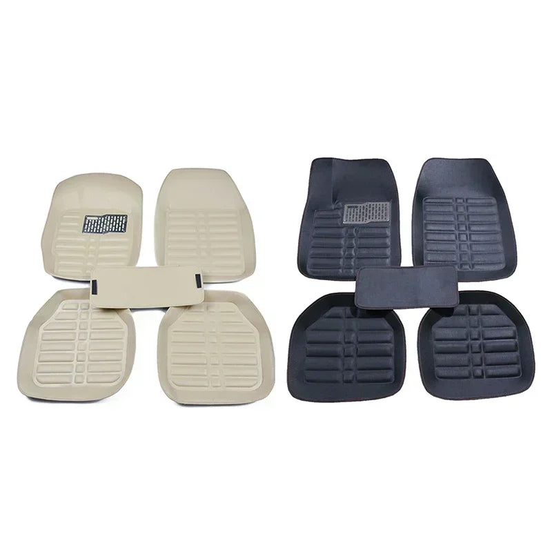 5pcs Waterproof Leather Car Mats