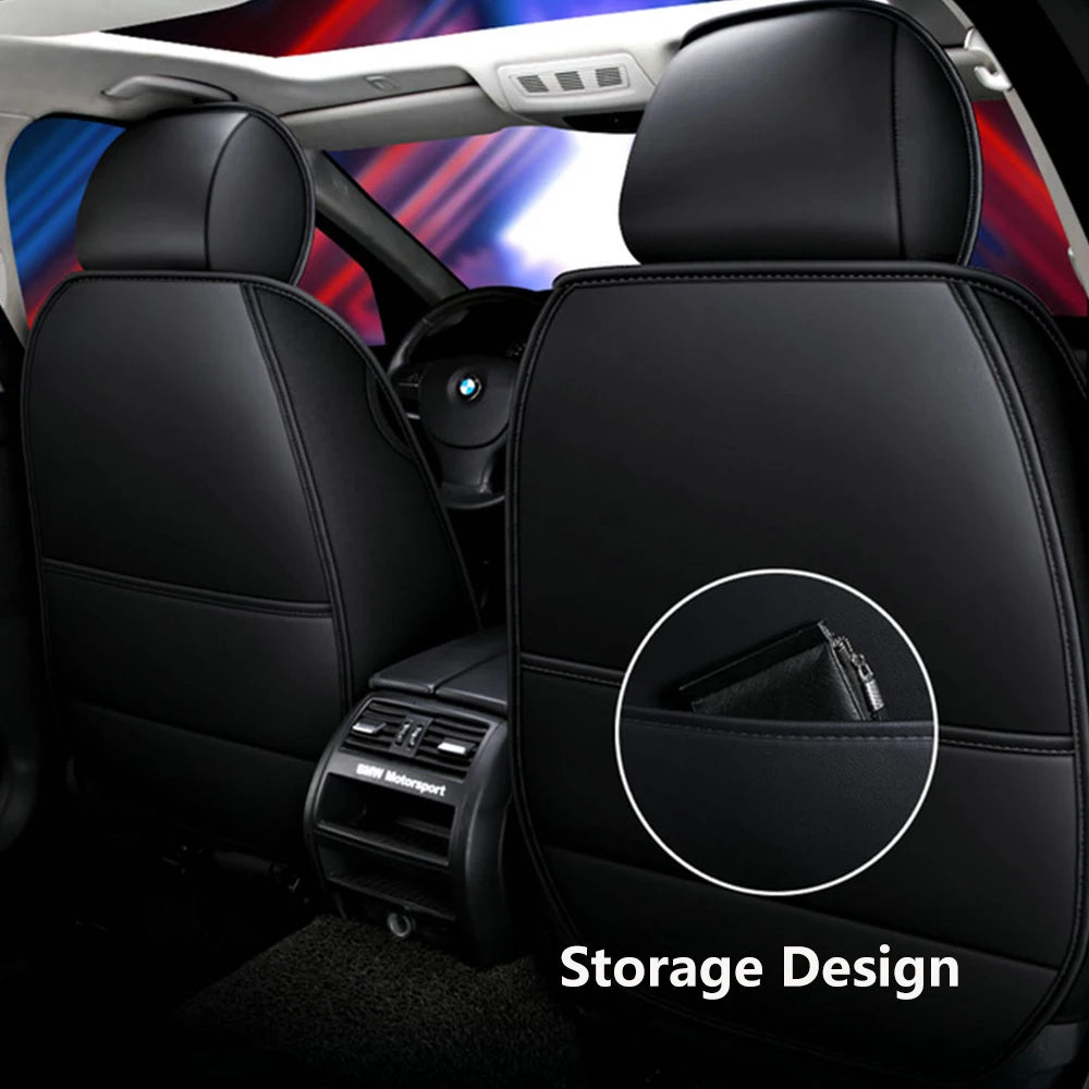 Elegant Faux Leather Seat Cover