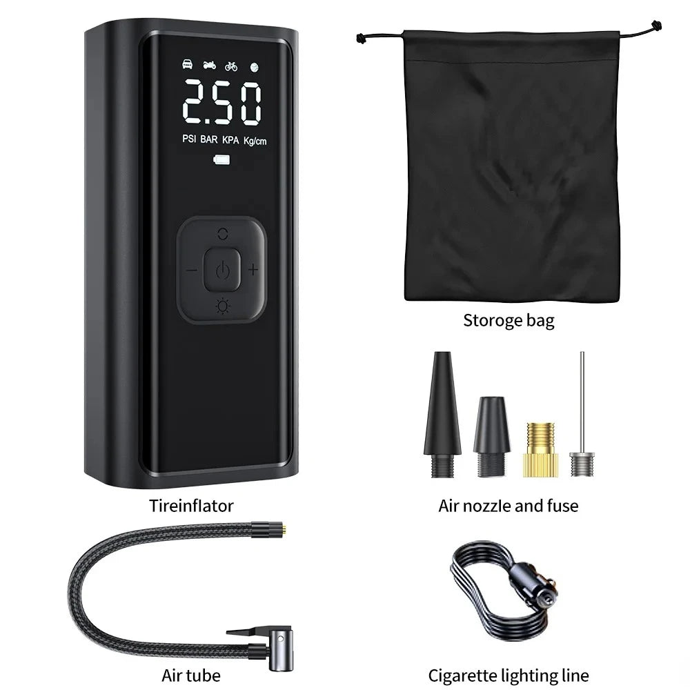 Cordless Air Pump with LCD