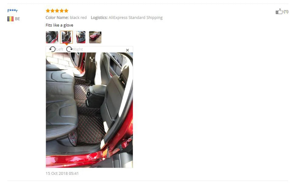 4pcs Universal Vehicle Carpet Mats