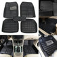 5pcs Waterproof Leather Car Mats