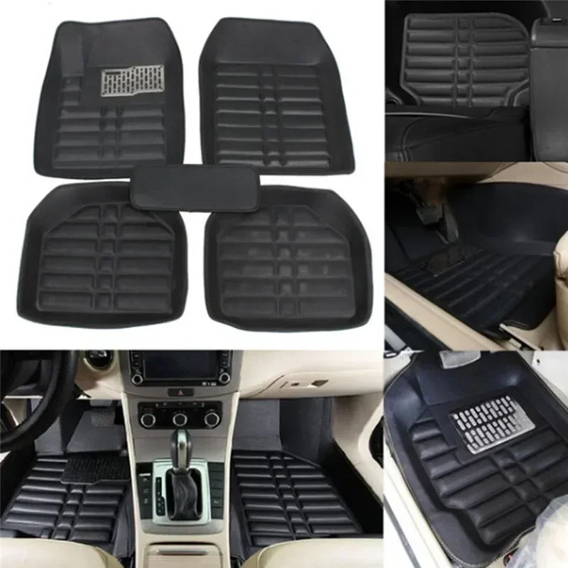 5pcs Waterproof Leather Car Mats