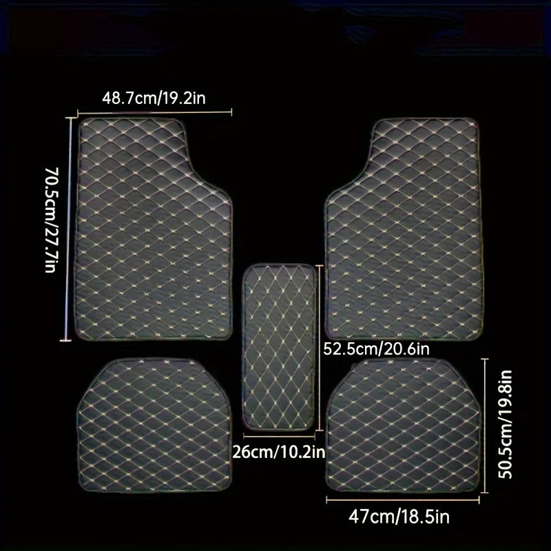Waterproof Leather Auto Floor Mats