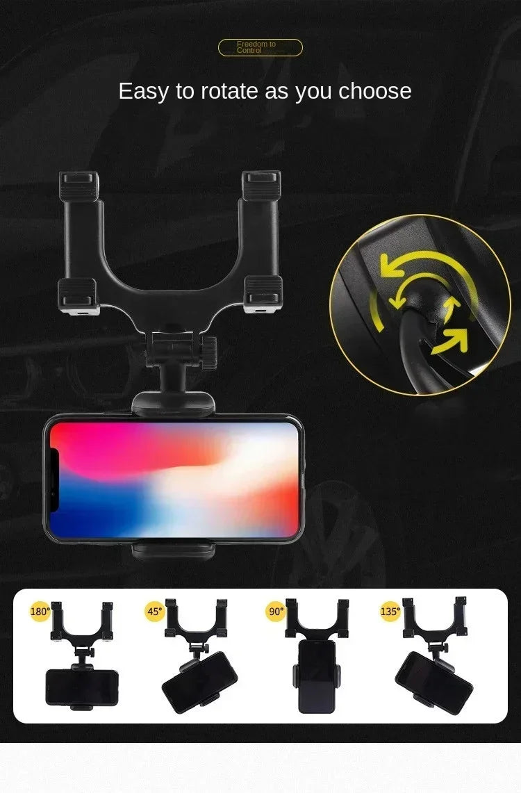 Rearview Mirror Car Phone Holder