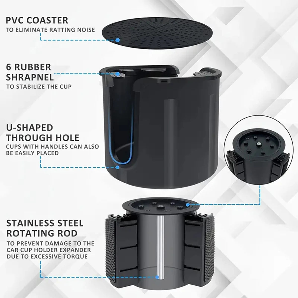 Air Vent Outlet Cup Holder