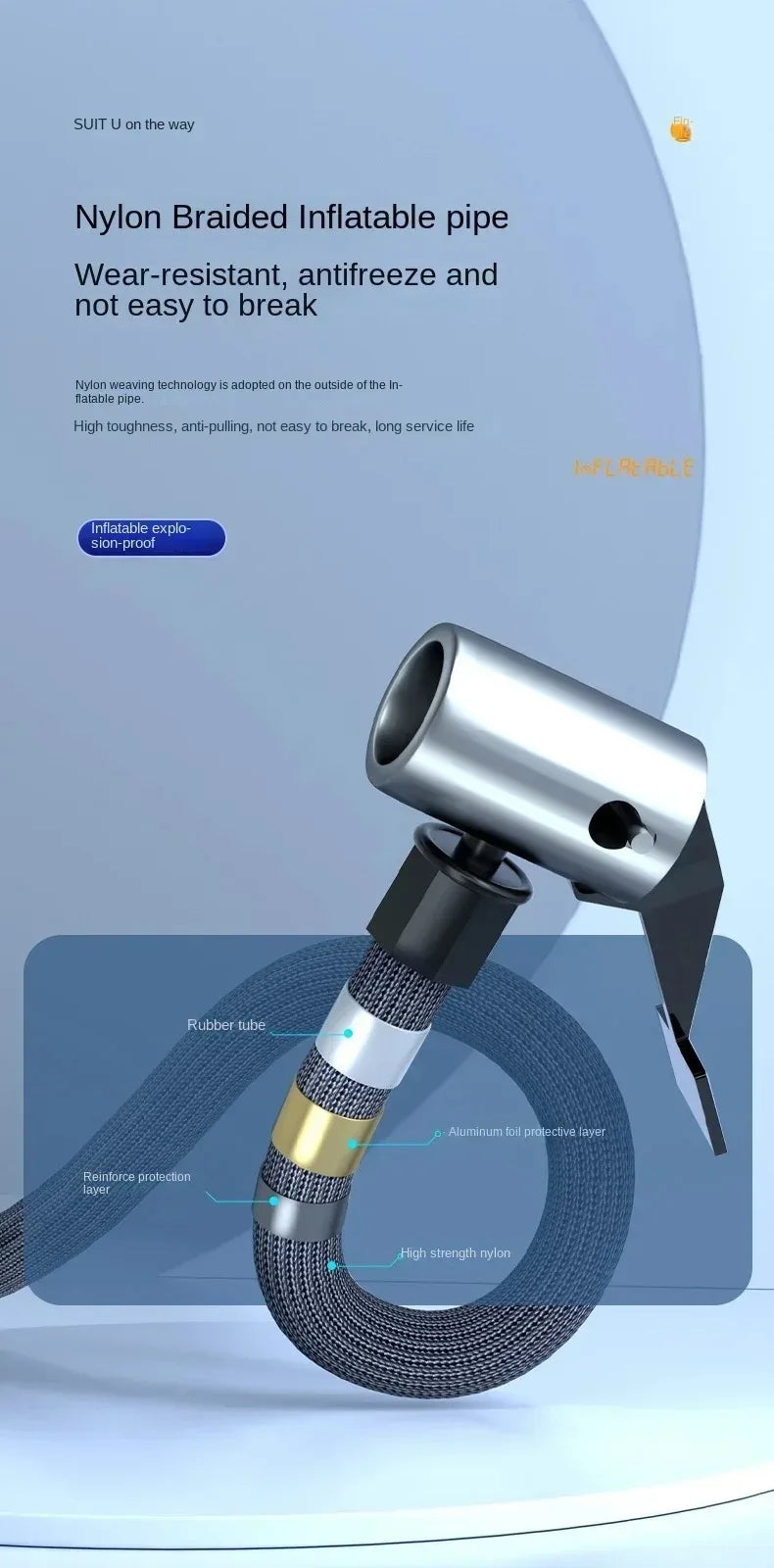 Cordless Smart Tire Inflator — 150PSI Digital Display