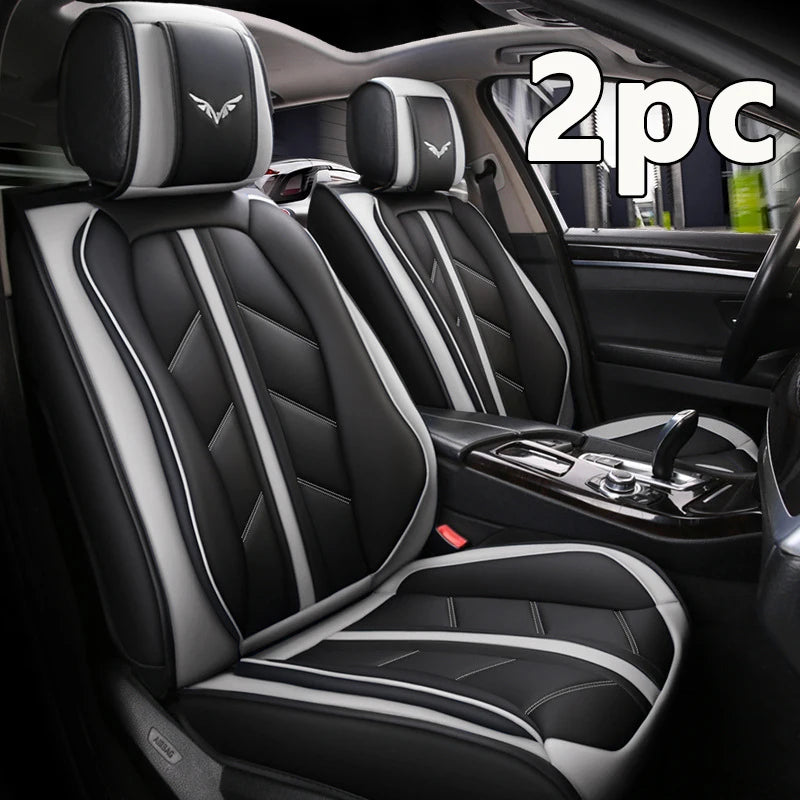Blue Black Patchwork Seat Cover