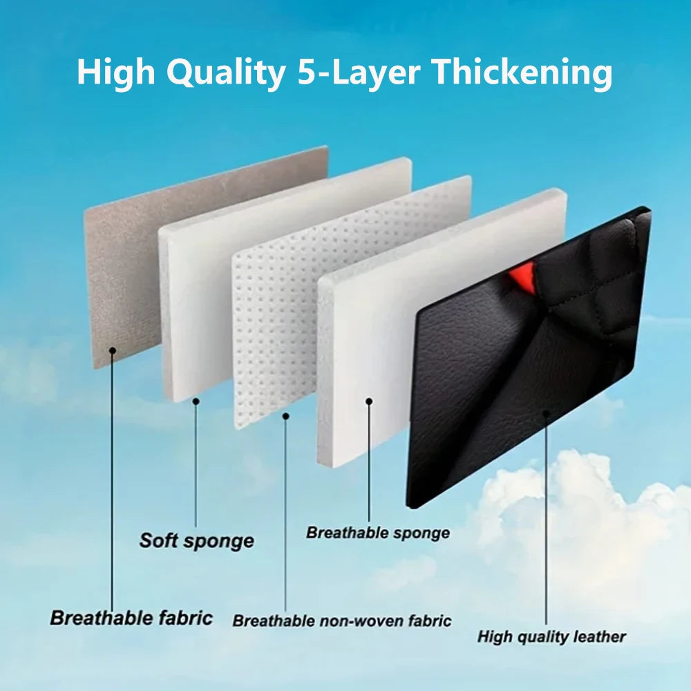 Elegant Faux Leather Seat Cover