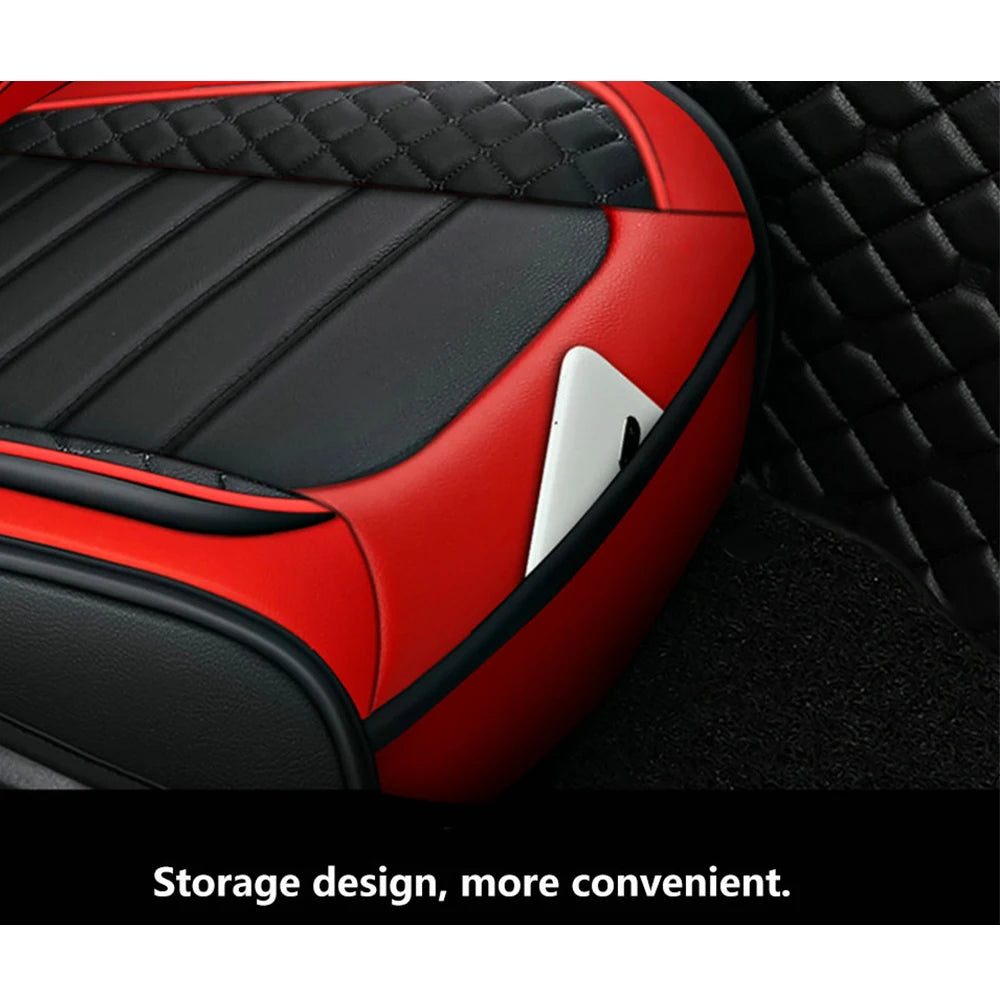 Elegant Faux Leather Seat Cover