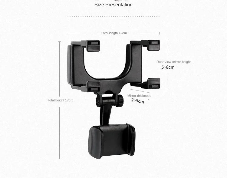 Rearview Mirror Car Phone Holder