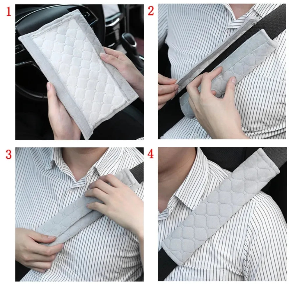 Universal Plush Car Belt Cover
