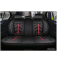 Blue Black Patchwork Seat Cover