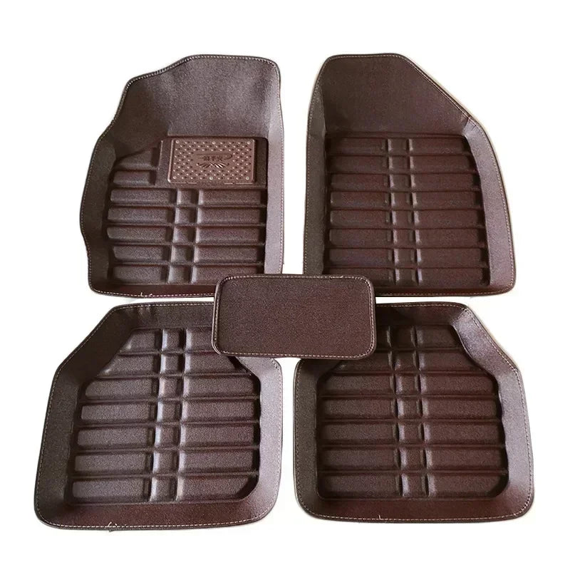 5pcs Waterproof Leather Car Mats