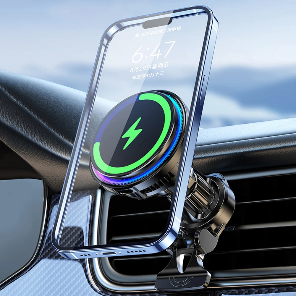 15W Magnetic Fast Car Charger