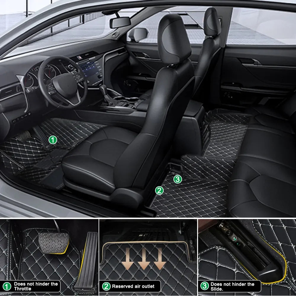 4pcs Universal Anti-Slip Floor Mats