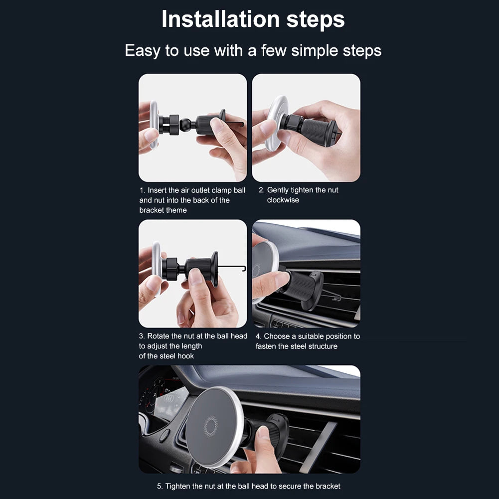 Magnetic Magsafe Car Phone Holder