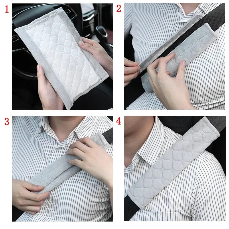 Universal Plush Car Belt Cover