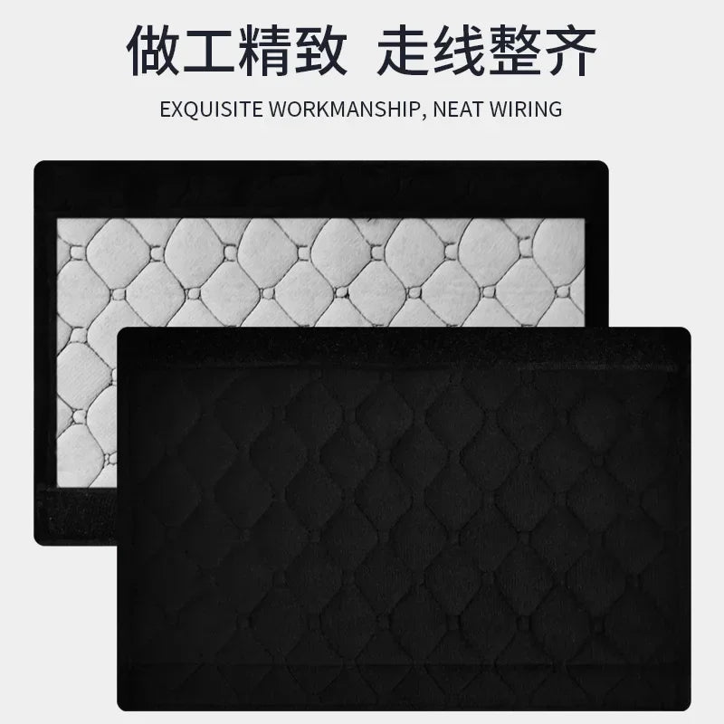 Leather Embossed Seat Belt Guard