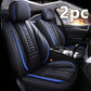 Blue Black Patchwork Seat Cover