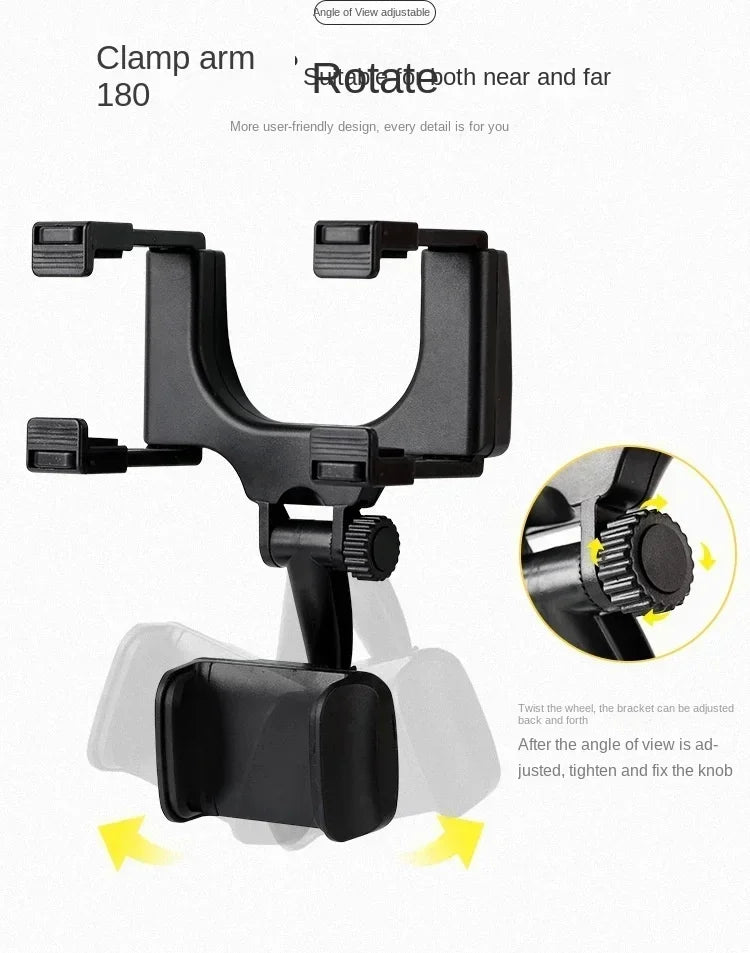Rearview Mirror Car Phone Holder